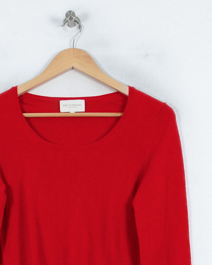 ERIC BOMPARD COL ROND ROUGE - Taille M (38)