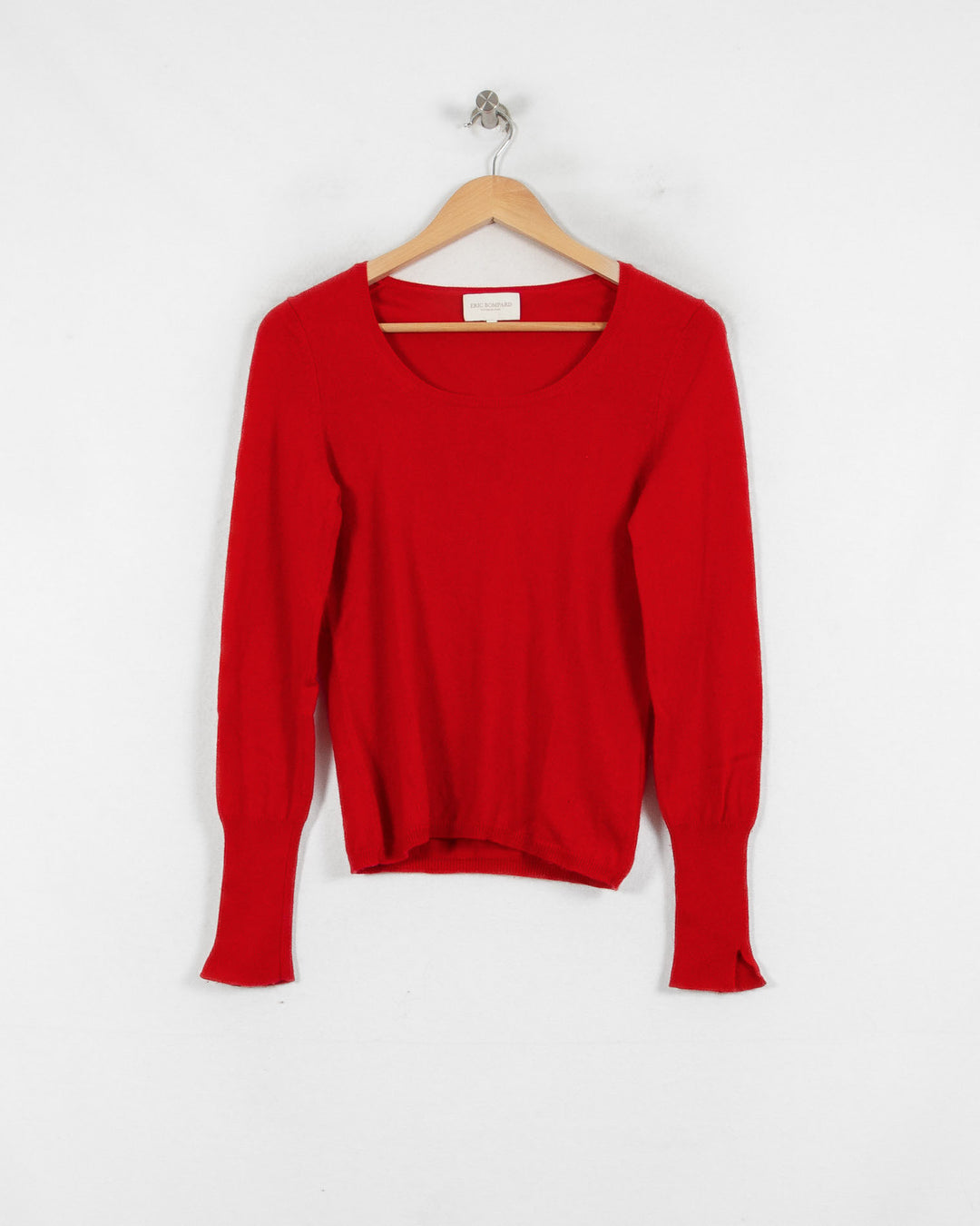 ERIC BOMPARD COL ROND ROUGE - Taille M (38)