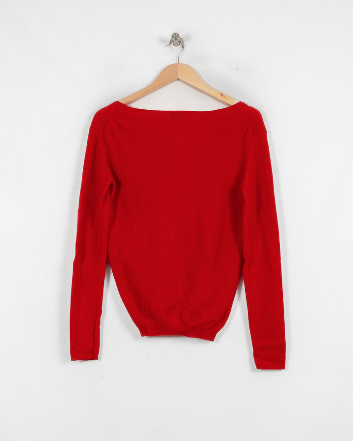 ERIC BOMPARD COL ROND ROUGE - Taille S (36)