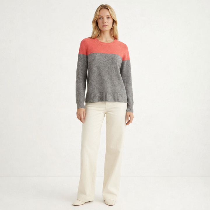 ERIC BOMPARD COL ROND GRIS - Taille S (36)