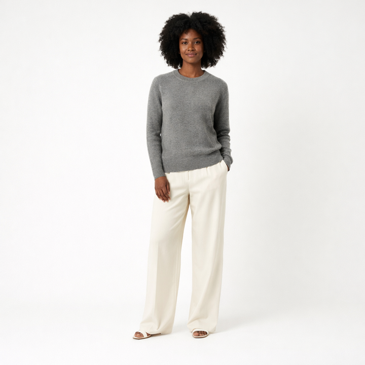 ERIC BOMPARD COL ROND GRIS - Taille M (38)