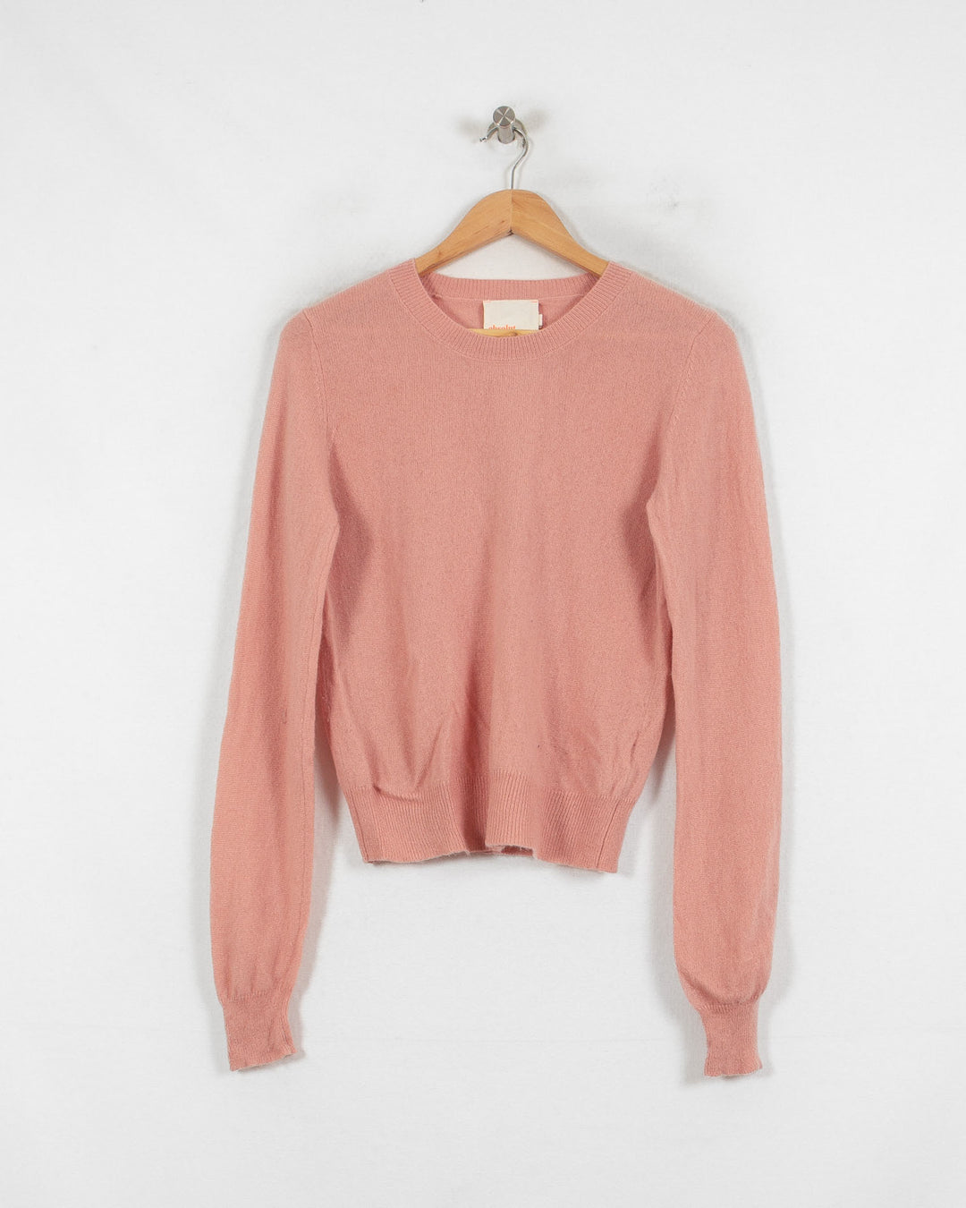 ABSOLUT CASHMERE COL ROND ROSE - Taille S (36)