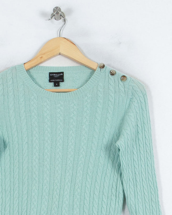 CYRILLUS COL ROND VERT - Taille S (36)