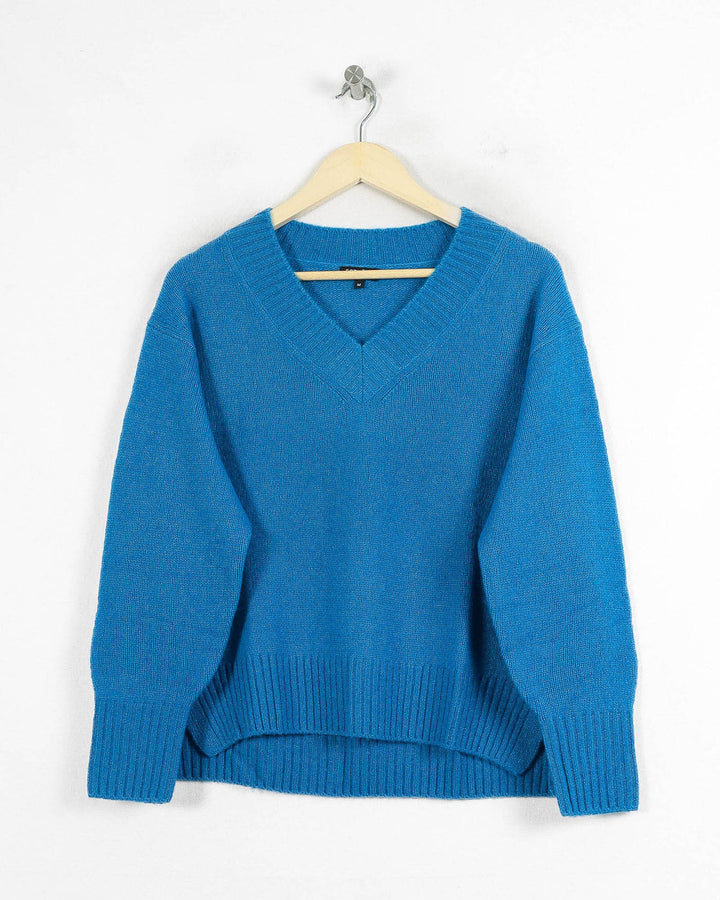 AUTRES COL V BLEU - Taille M (38)
