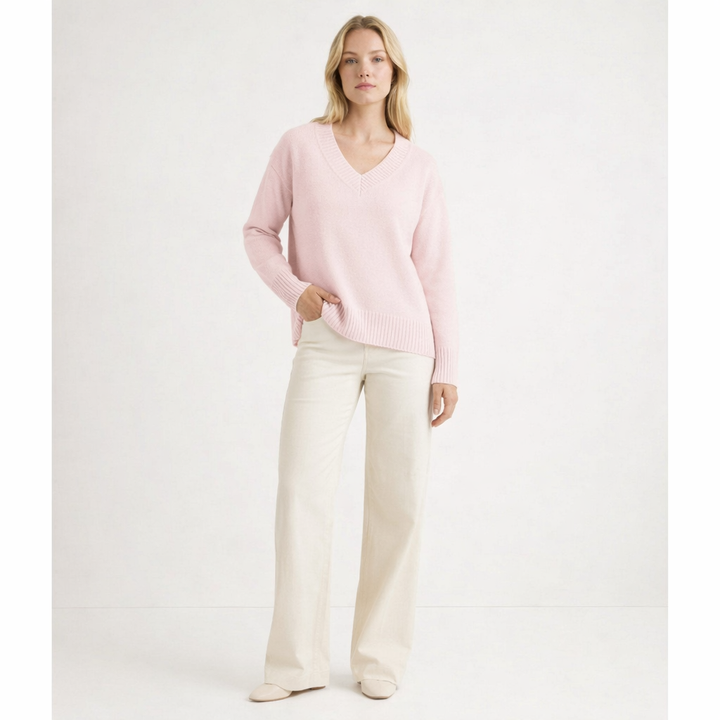 AUTRES COL V ROSE - Taille S (36)