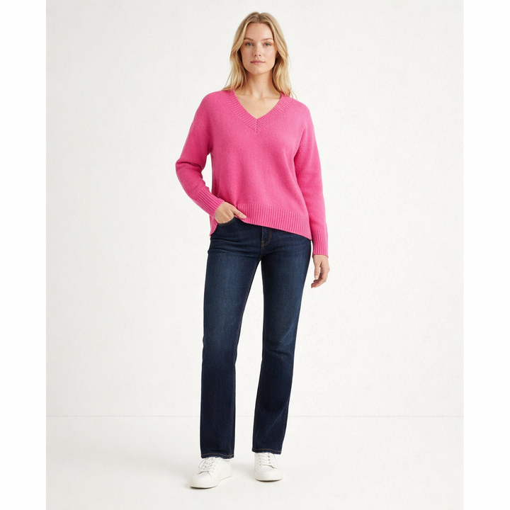 AUTRES COL V ROSE - Taille S (36)