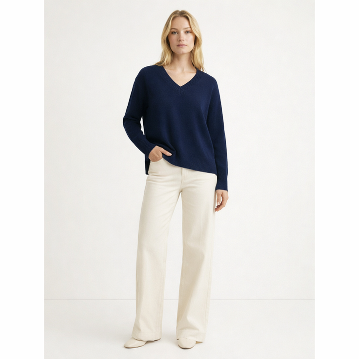 AUTRES COL V BLEU - Taille XL (42)