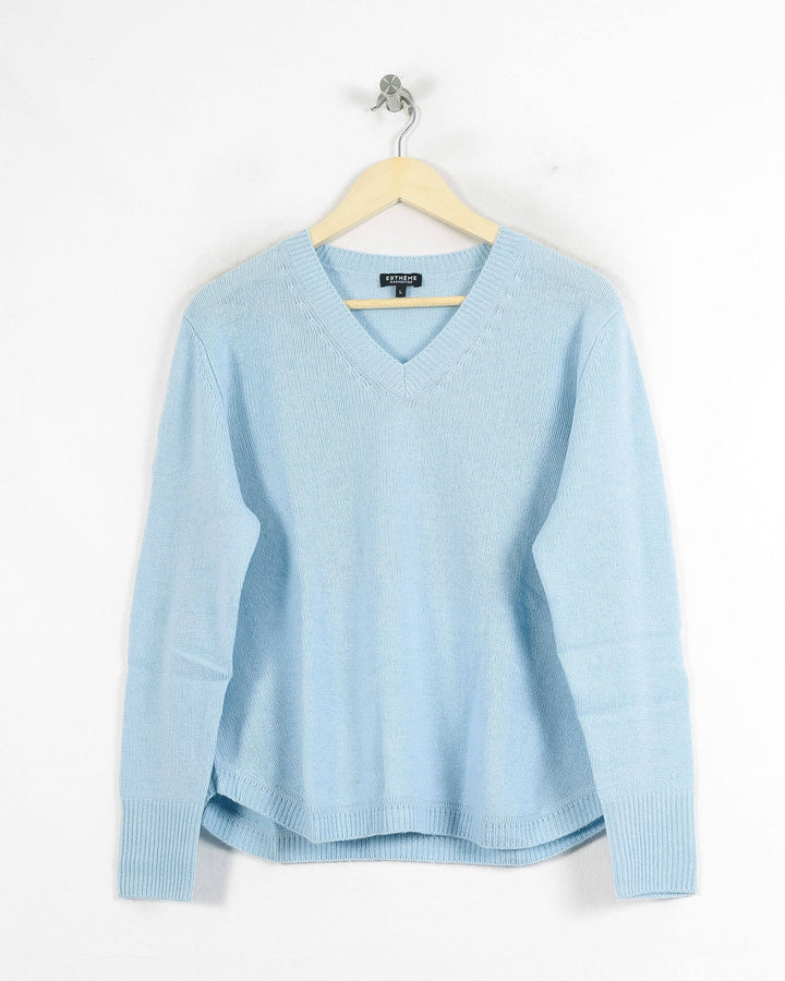 AUTRES COL V BLEU - Taille L (40)