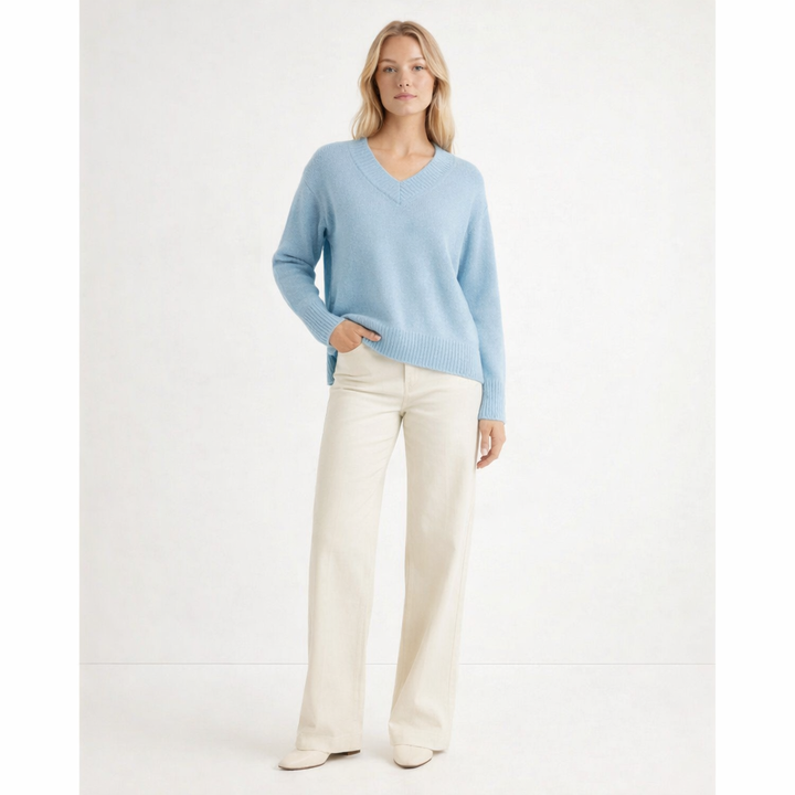 AUTRES COL V BLEU - Taille S (36)