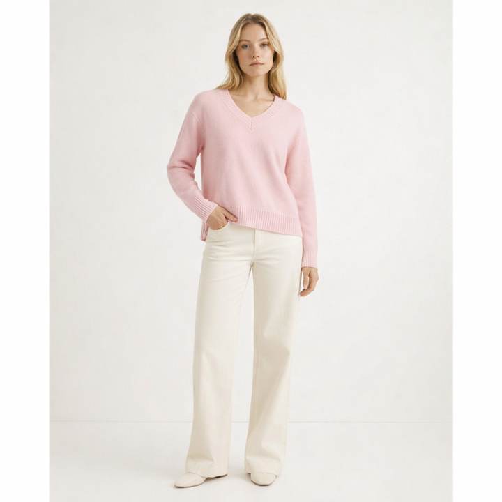 AUTRES COL V ROSE - Taille S (36)
