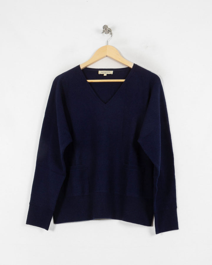 AUTRES COL V BLEU - Taille L (40)