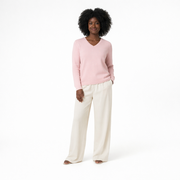 AUTRES COL V ROSE - Taille M (38)