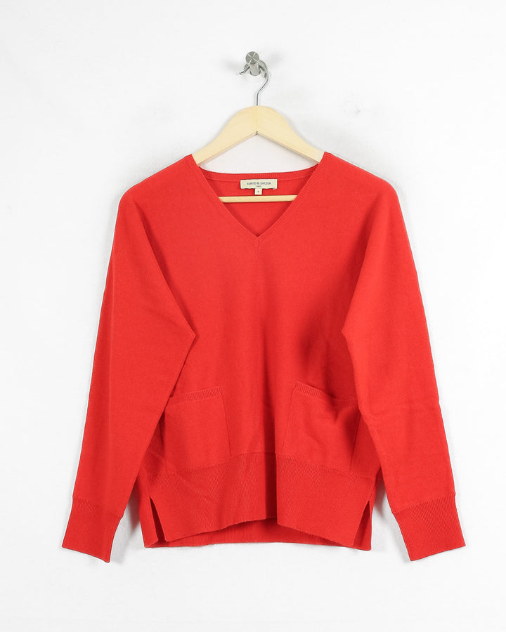 AUTRES COL V ROUGE - Taille S (36)