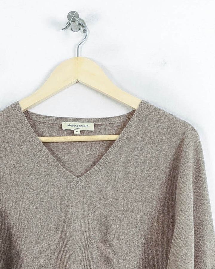 AUTRES COL V BEIGE - Taille M (38)