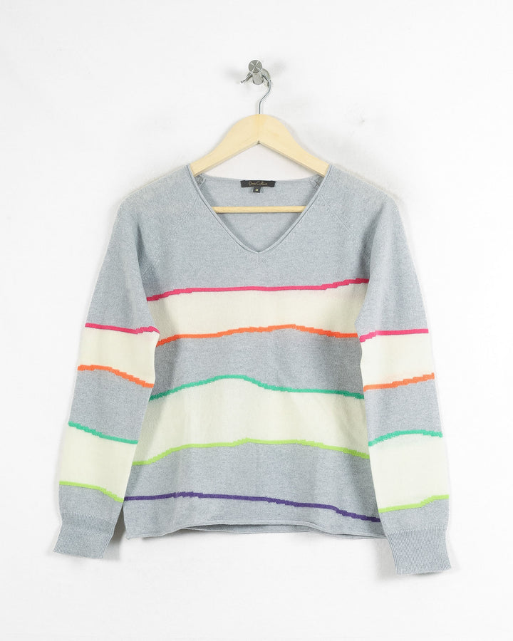 AUTRES COL V GRIS - Taille M (38)