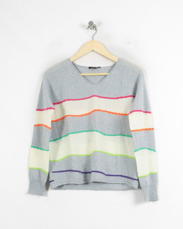 AUTRES COL V GRIS - Taille XS (34)