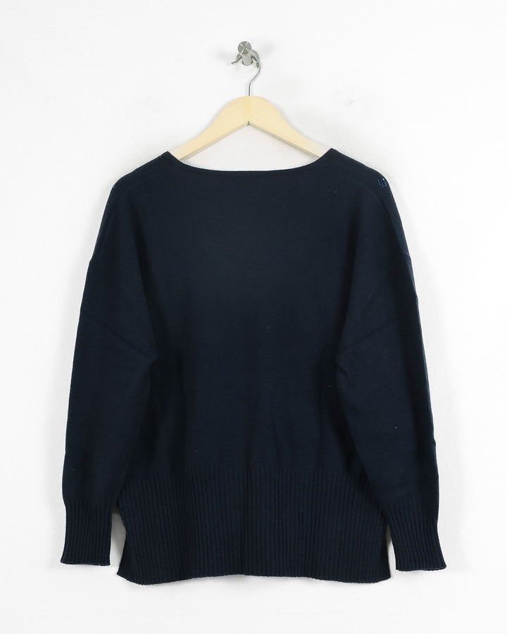 AUTRES COL V BLEU - Taille L (40)