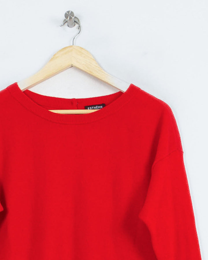 AUTRES COL ROND ROUGE - Taille M (38)