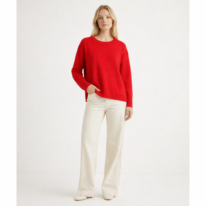 AUTRES COL ROND ROUGE - Taille M (38)