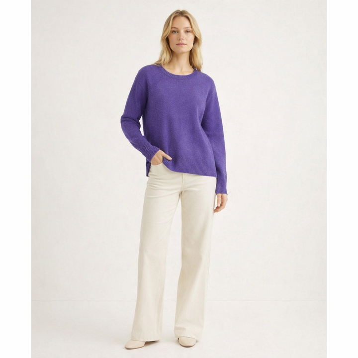 AUTRES COL ROND VIOLET - Taille XL (42)