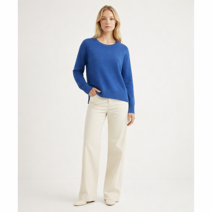 AUTRES COL ROND BLEU - Taille L (40)