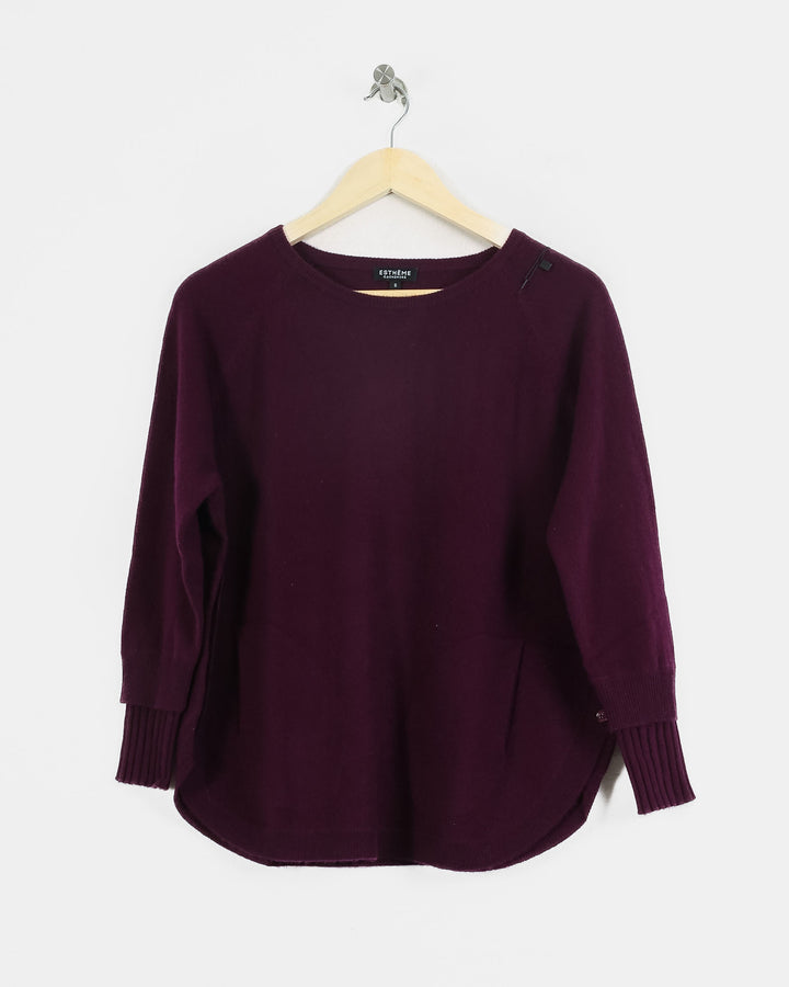 AUTRES COL ROND VIOLET - Taille S (36)