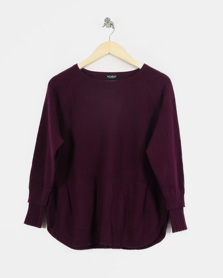 AUTRES COL ROND VIOLET - Taille M (38)