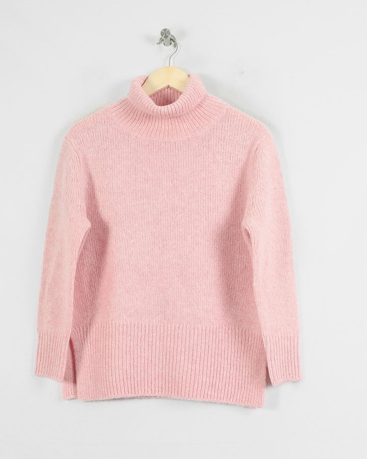 AUTRES COL ROULÉ ROSE - Taille XS (34)