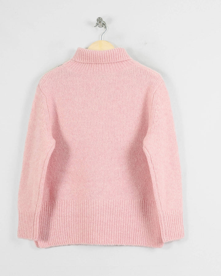 AUTRES COL ROULÉ ROSE - Taille S (36)