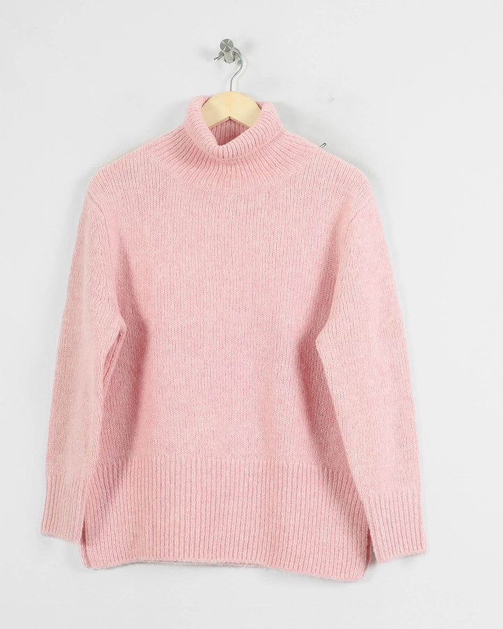 AUTRES COL ROULÉ ROSE - Taille M (38)