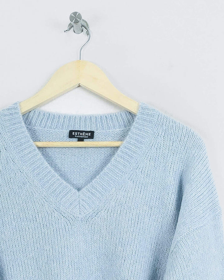 AUTRES COL V BLEU - Taille L (40)