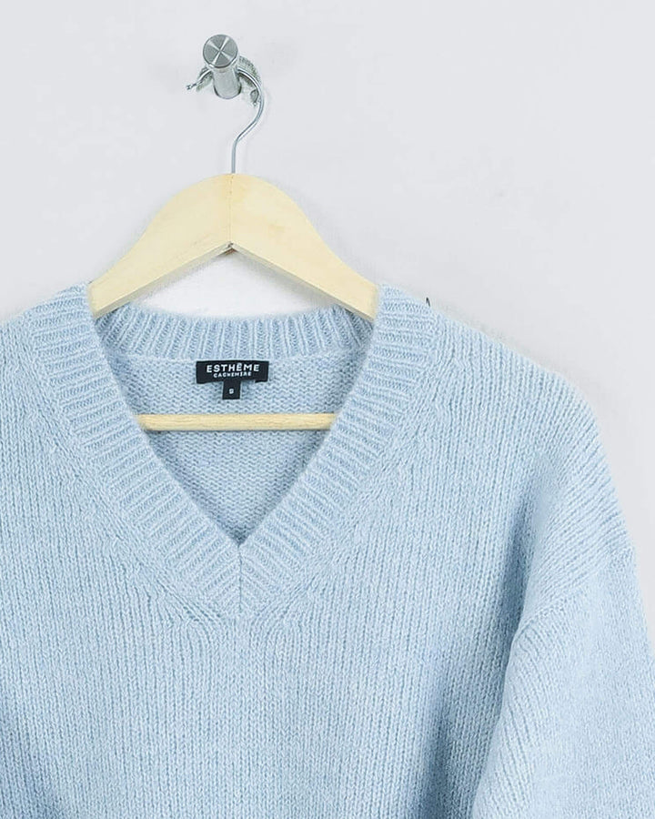 AUTRES COL V BLEU - Taille S (36)