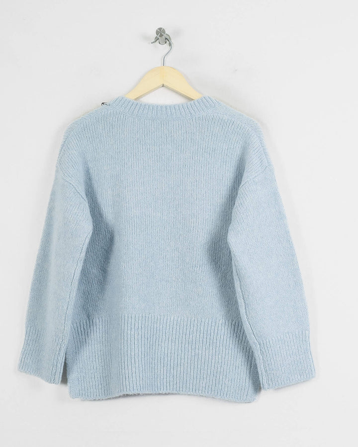 AUTRES COL V BLEU - Taille S (36)