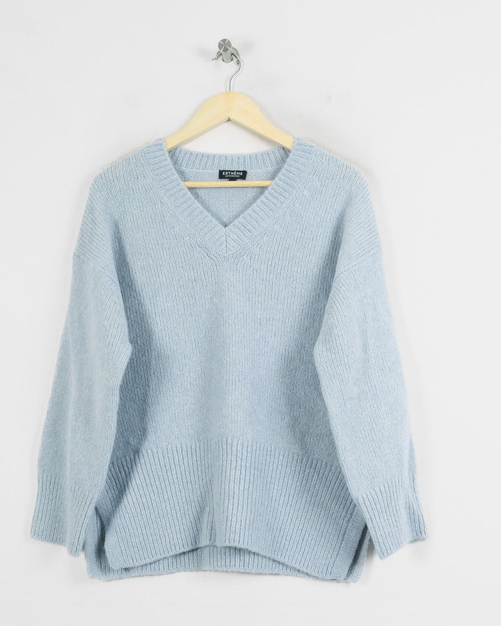 AUTRES COL V BLEU - Taille M (38)