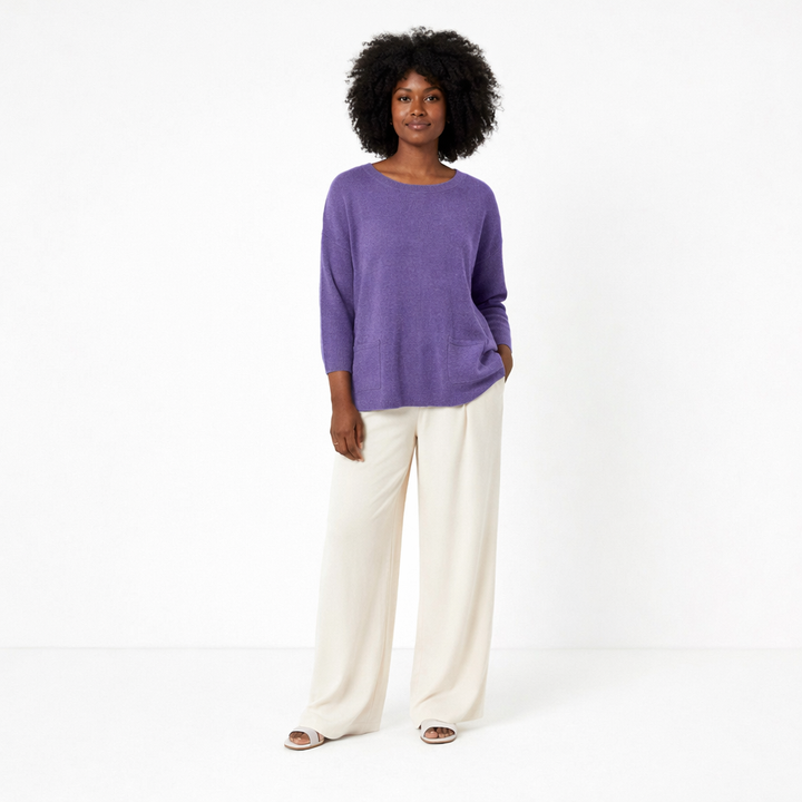 AUTRES COL ROND VIOLET - Taille M (38)
