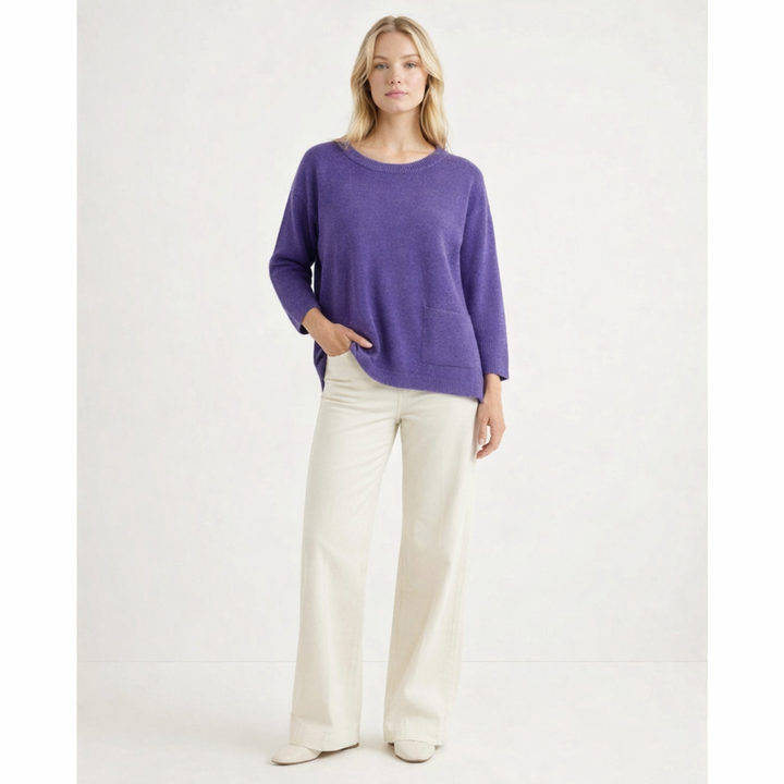 AUTRES COL ROND VIOLET - Taille L (40)
