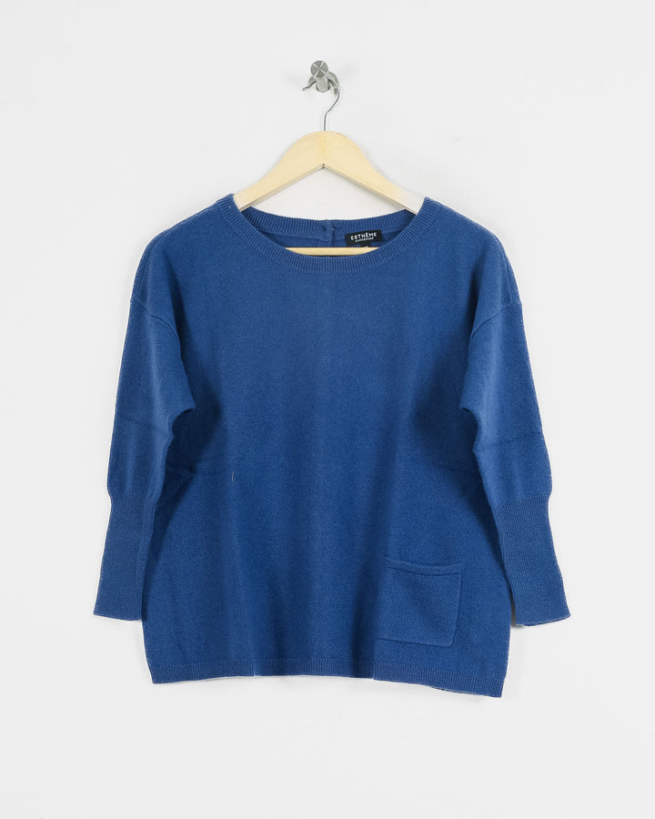 AUTRES COL ROND BLEU - Taille XS (34)