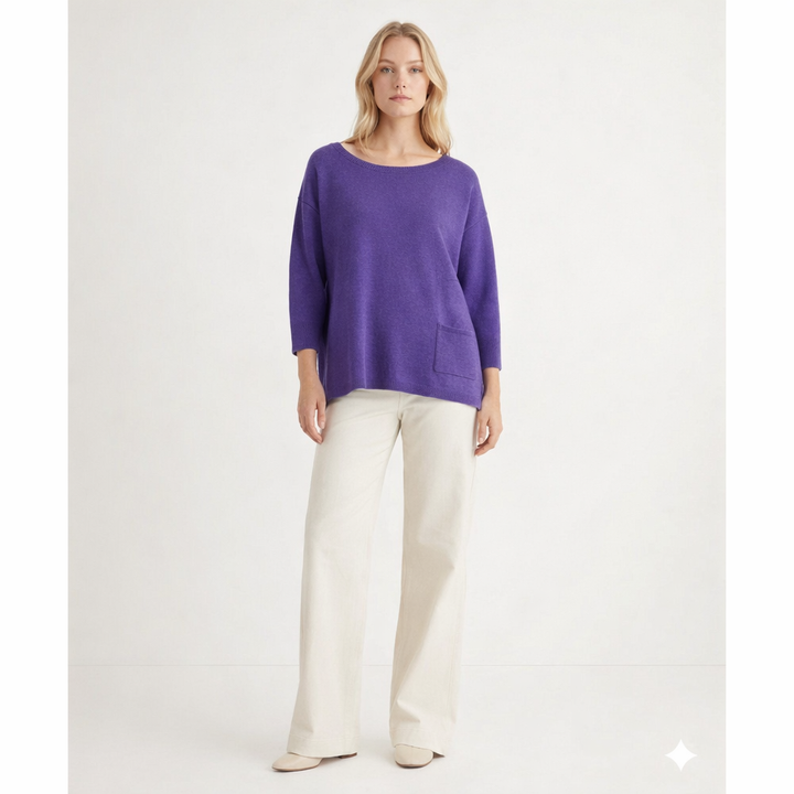 AUTRES COL ROND VIOLET - Taille M (38)
