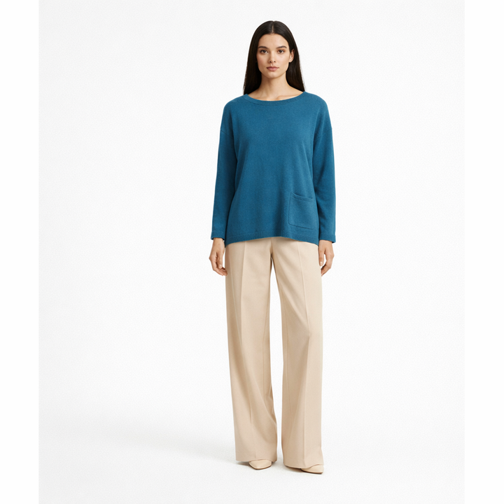 AUTRES COL ROND BLEU - Taille S (36)