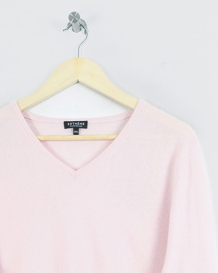 AUTRES COL V ROSE - Taille XXL (44)