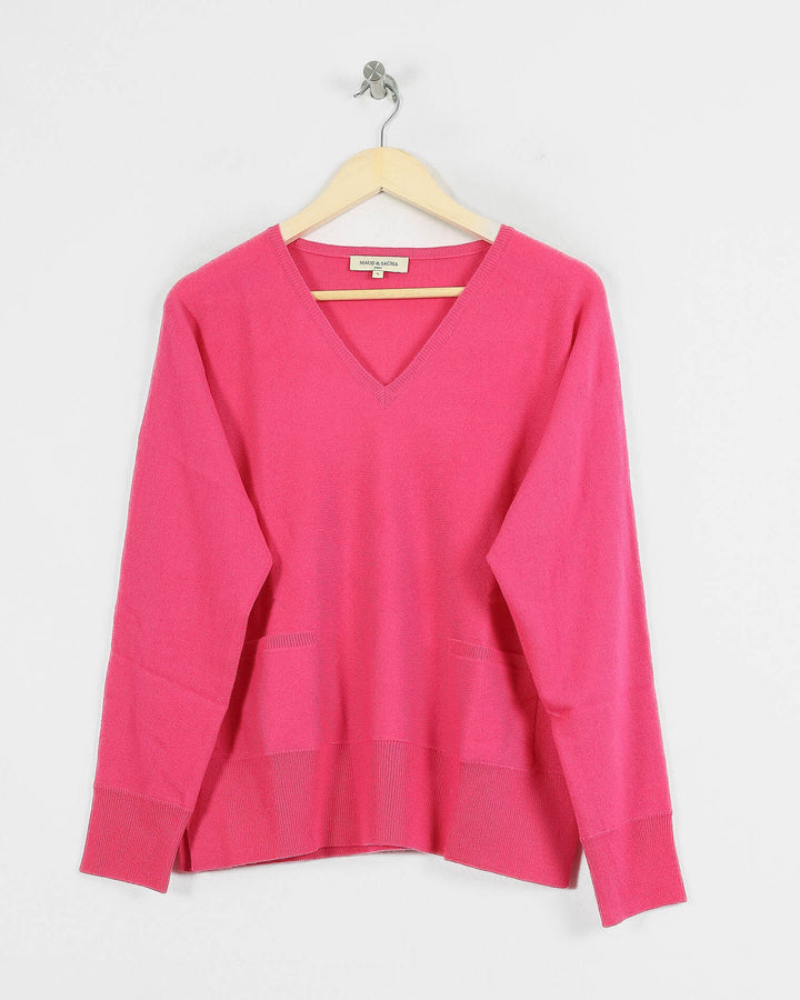AUTRES COL V ROSE - Taille L (40)