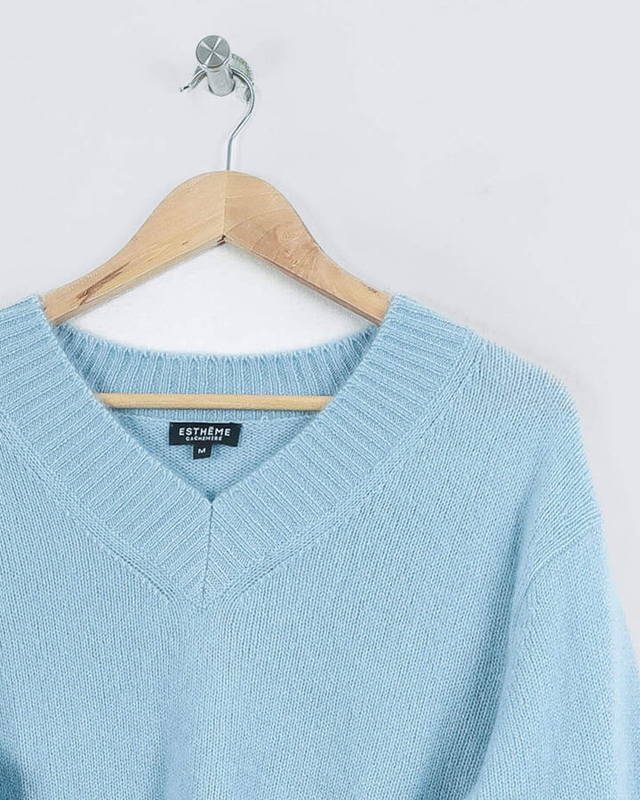 AUTRES COL V BLEU - Taille M (38)