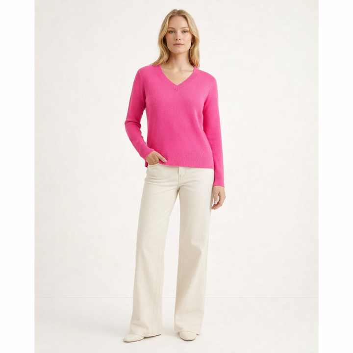 AUTRES COL V ROSE - Taille M (38)