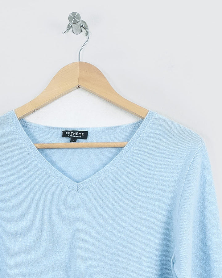 AUTRES COL V BLEU - Taille L (40)