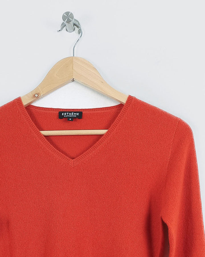AUTRES COL V ORANGE - Taille S (36)