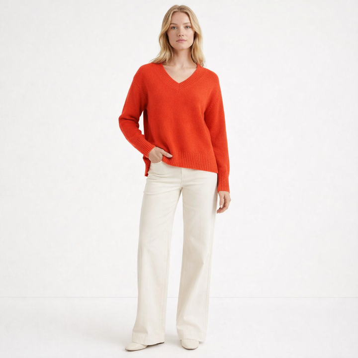 AUTRES COL V ORANGE - Taille S (36)