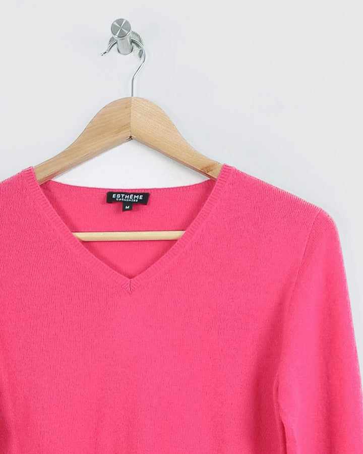 AUTRES COL V ROSE - Taille M (38)