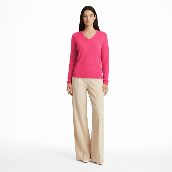 AUTRES COL V ROSE - Taille M (38)
