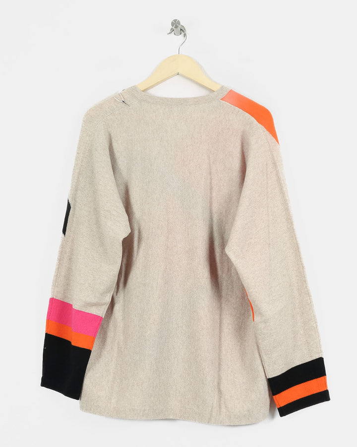 AUTRES COL V BEIGE - Taille XL (42)