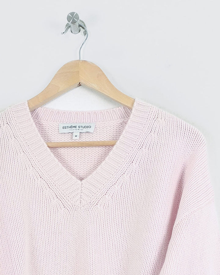 AUTRES COL V ROSE - Taille M (38)